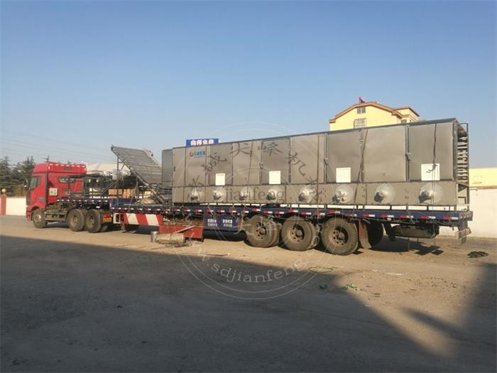 林西縣新林鎮(zhèn)脫水中草藥加工設備發(fā)貨