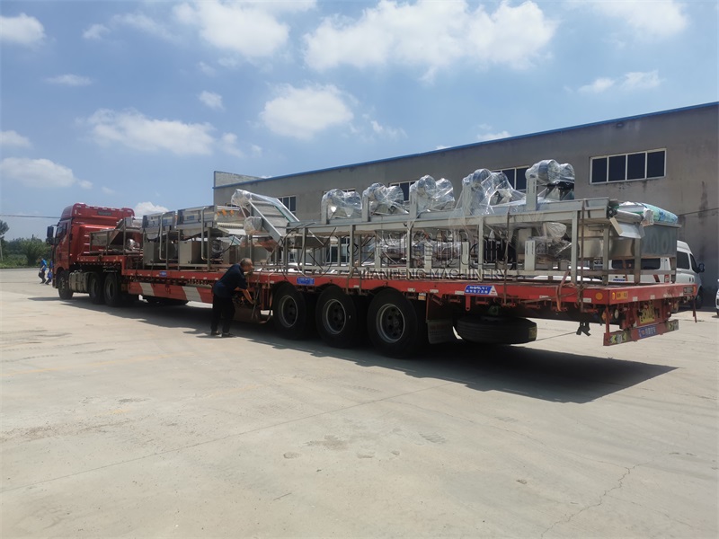 陜西延安蔬菜清洗瀝水設備打包配送