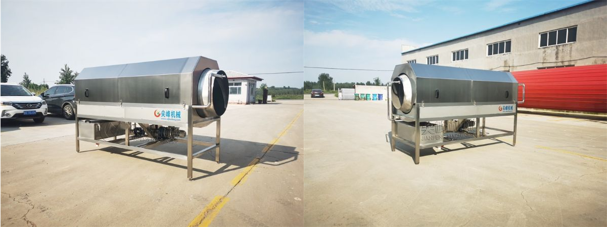 顆粒類噴淋滾筒清洗機(jī)器設(shè)備