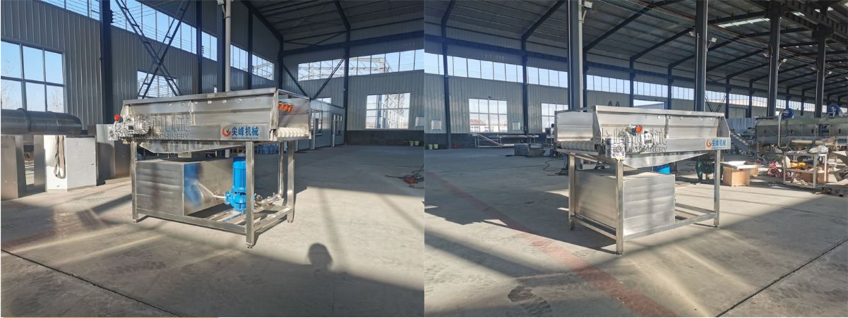 瓜果類噴淋毛刷清洗機(jī)器設(shè)備