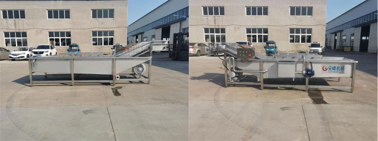 葉菜類(lèi)噴淋氣泡清洗機(jī)器設(shè)備