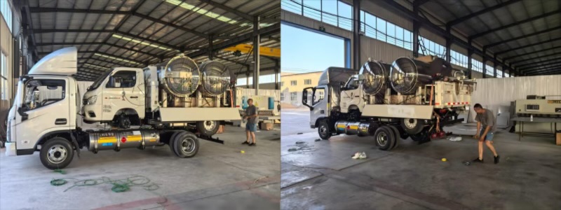 諸城尖峰機械雙鍋并聯(lián)高壓殺菌鍋正式交付重慶客戶